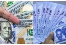 Naira records massive depreciation against dollar weekly at official market