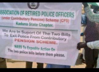 Kaduna Retired Police Officers Offer Prayers, Seek Tinubu’s Assent to Harmonised Police Exit Bill